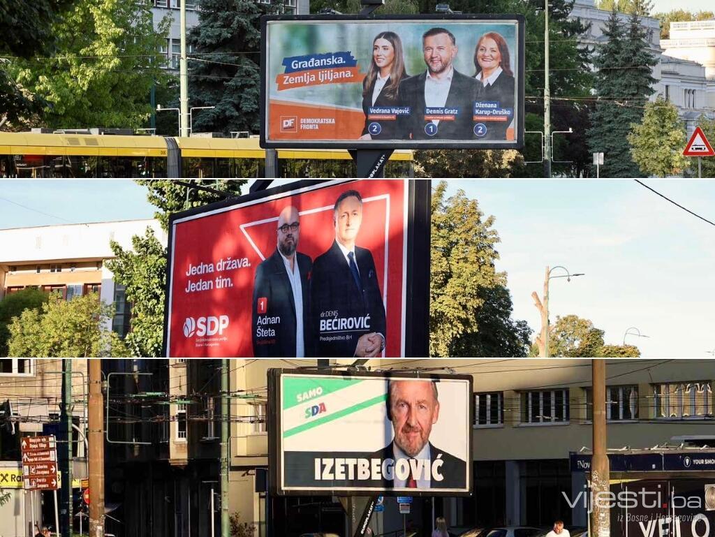 Ulice oblijepljene plakatima: Počela borba za glasove