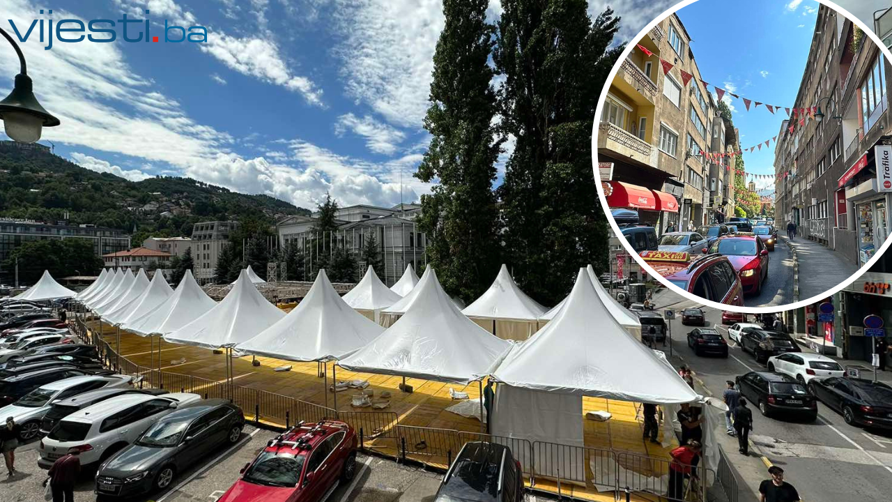 Ulice Sarajeva u festivalskom ruhu, sve spremno za SFF