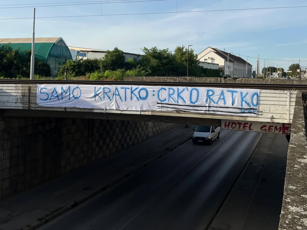 Ultrasi iz Vinkovaca poslali jasnu poruku: Samo kratko, crk'o Ratko