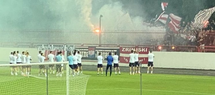 Ultrasi na posljednjem treningu: Velika podrška igračima Zrinjskog uoči meča sa Olimpikom