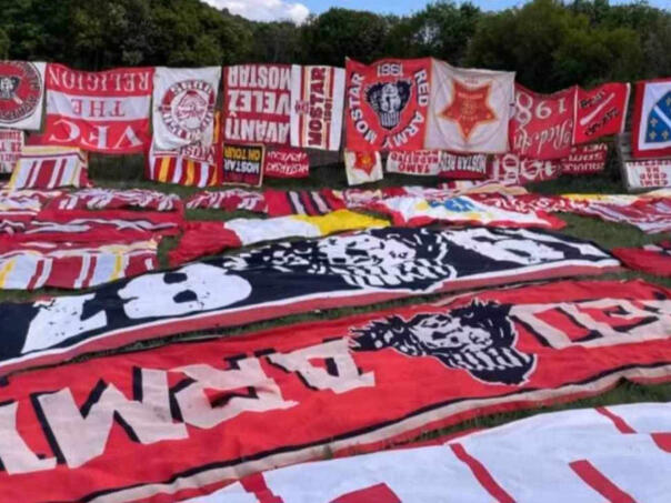 Ultrasi objavili video ukradenih transparenata Red Armyja