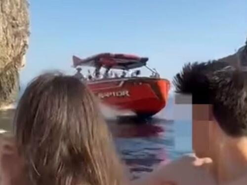 Umalo tragedija: Pogledajte divljanje gliserom kod Dubrovnika