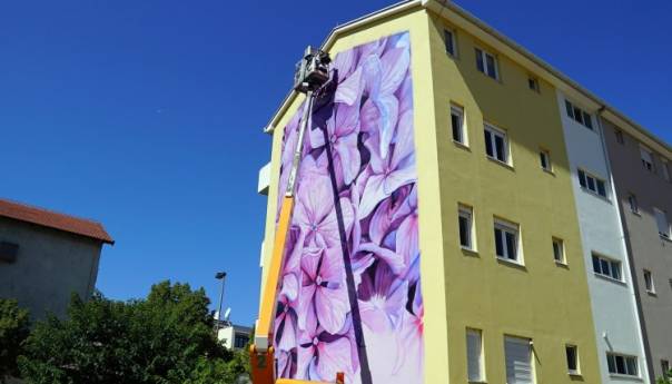 Umjetnici iz cijeloga svijeta oslikavaju mostarske fasade