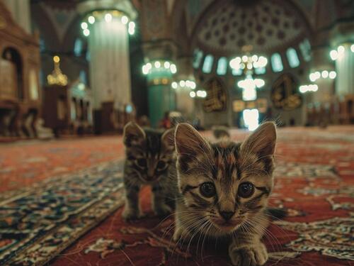 Umjetnost i AI: Turski umjetnik predstavio nostalgični Istanbul kroz serijal 'Mačke iz Topkapija'