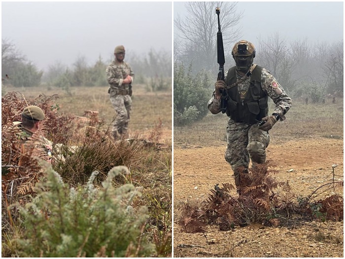 Unapređenje saradnje: Vojnici Oružanih snaga vježbali sa britanskim