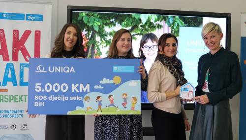 UNIQA donirala 16.000 eura SOS Dječijim selima u SEE regiji