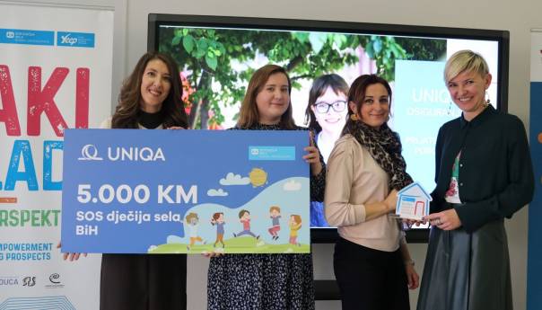 UNIQA donirala 16.000 eura SOS Dječijim selima u SEE regiji