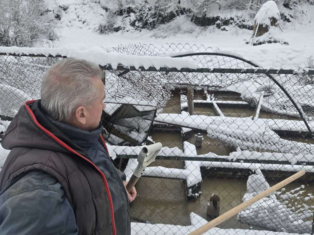Uništen ribnjak porodice Delić u Sadbi kod Goražda
