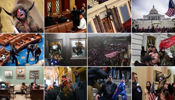 Upad demonstranata u Kongres nezapamćen u demokratskoj povijesti SAD-a