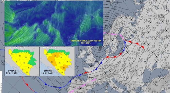 Upaljen meteoalarm: Neuobičajene vremenske prilike su prognozirane