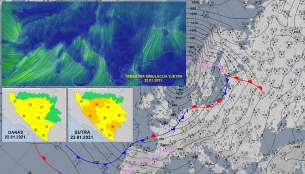 Upaljen meteoalarm: Neuobičajene vremenske prilike su prognozirane