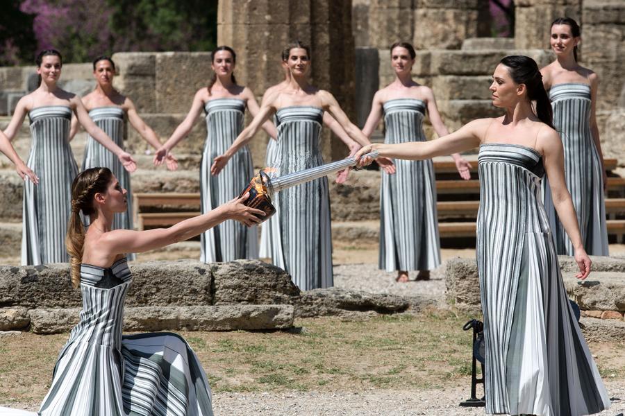 Upaljena je baklja u drevnoj Olimpiji: ‘To je simbol te nade’