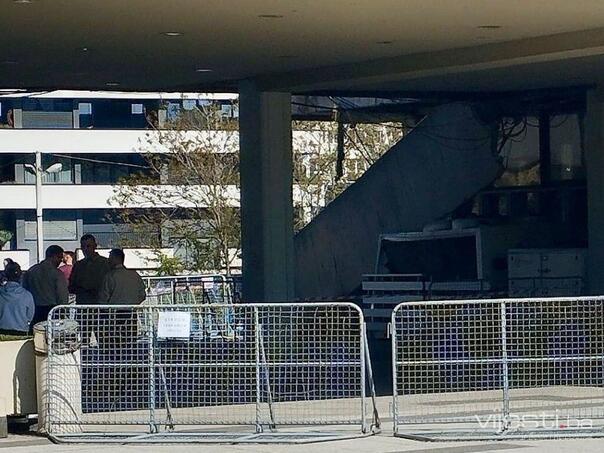 Upozorenja ignorisana: Dio Skenderije se urušio!