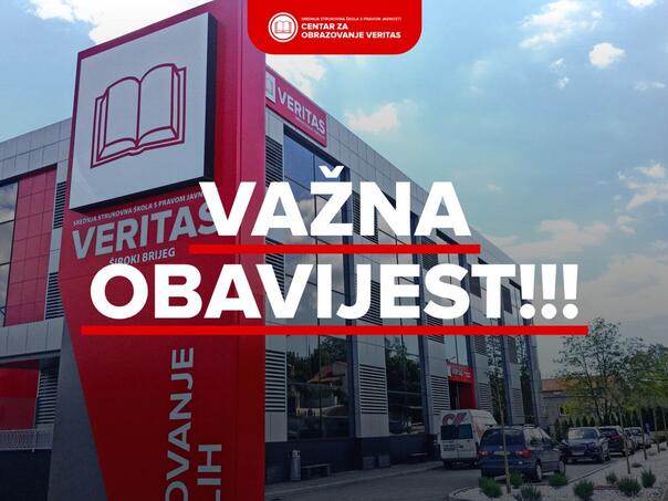 Upozorenje Centra za obrazovanje Veritas Široki Brijeg: Ne nasjedajte!