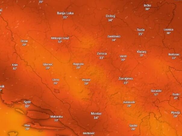 Upozorenje za građane BiH: Danas na snazi crveni meteoalarm!
