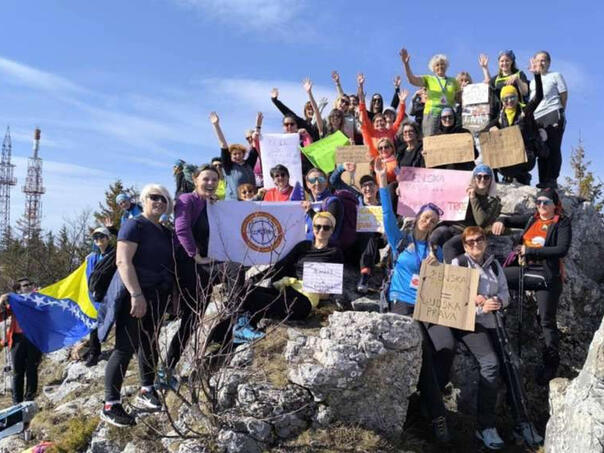 Upriličena 10. tradicionalna manifestacija '100 žena na Trebević'