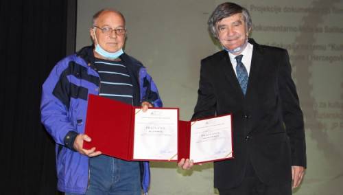 Upriličeno dokumentarno veče s doajenom bh. novinarstva Salihom Brkićem