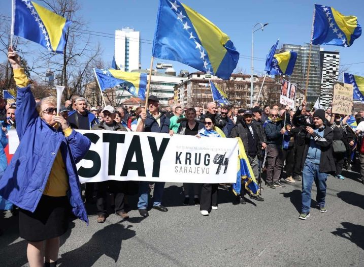 Uprkos najavi Schmidta, danas protest pred OHR-om