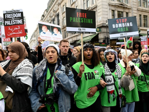 Uprkos upozorenjima hiljade ljudi na skupu podrške Palestini u Londonu