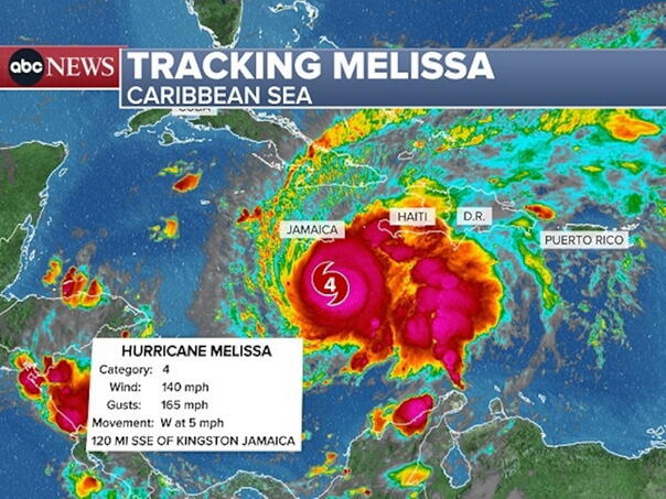 Uragan Melissa juri prema Jamajci kao oluja 4. kategorije