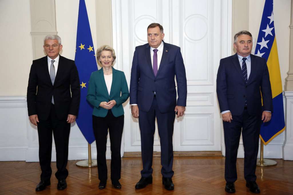 Ursula von der Leyen se sastala sa članovima Predsjedništva BiH