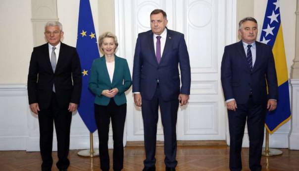 Ursula von der Leyen se sastala sa članovima Predsjedništva BiH