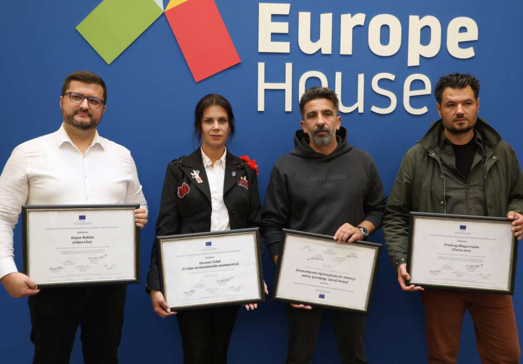 Uručene nagrade Evropske unije novinarima istraživačima u BiH