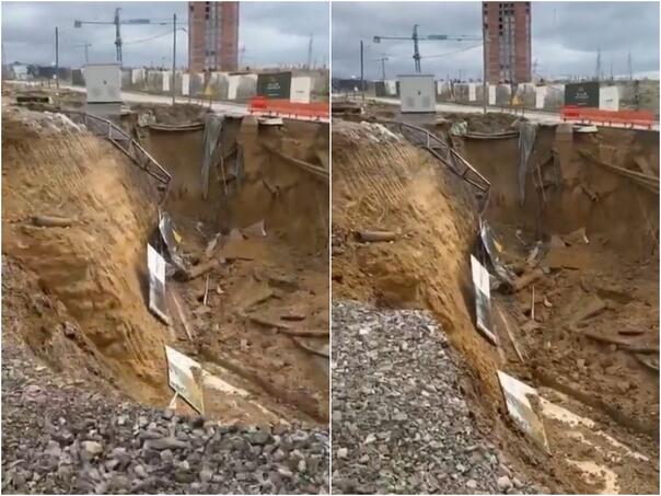 Urušila se ulica u Prištini, izbjegnuta tragedija u posljednji trenutak