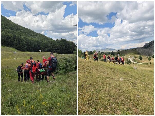 Uspješna akcija GSS-a: Na Visočici spašena povrijeđena planinarka