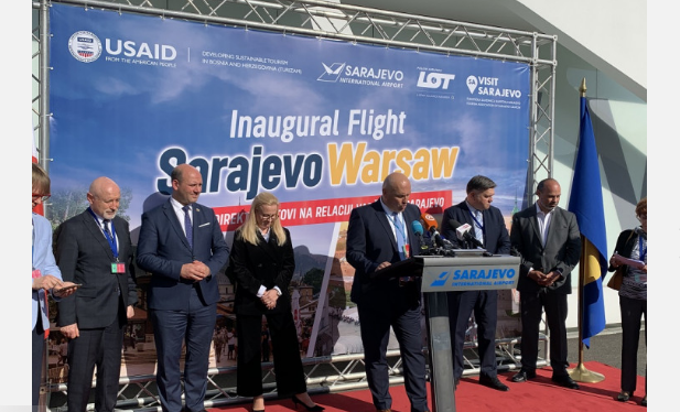 Svečano predstavljena nova direktna aviolinija Varšava-Sarajevo-Varšava