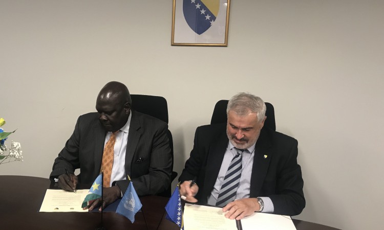 Uspostavljeni diplomatski odnosi BiH sa Republikom Južni Sudan