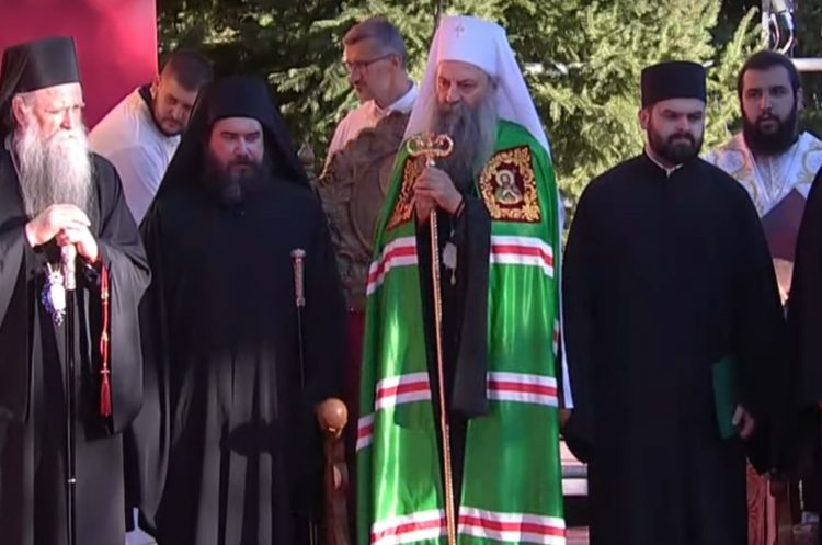 Ustoličenje episkopa Metodija u Beranama, liturgiju služi patrijarh