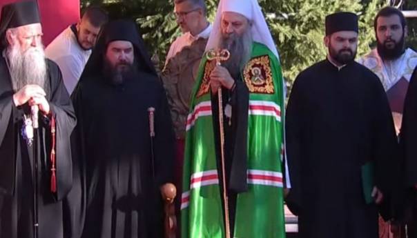Ustoličenje episkopa Metodija u Beranama, liturgiju služi patrijarh