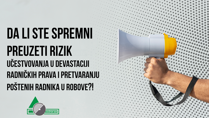 Usvajanjem novog Zakona o radu doći će do devastacije radničkih prava 
