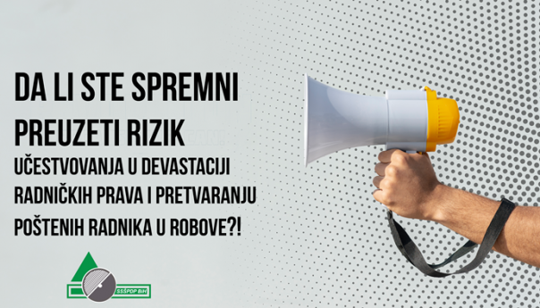 Usvajanjem novog Zakona o radu doći će do devastacije radničkih prava