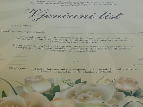Utvrđene nove cijene vjenčanih listova