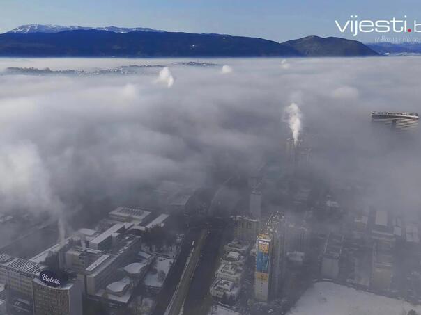 Uvedene interventne mjere zbog zagađenja zraka za područje cijelog KS