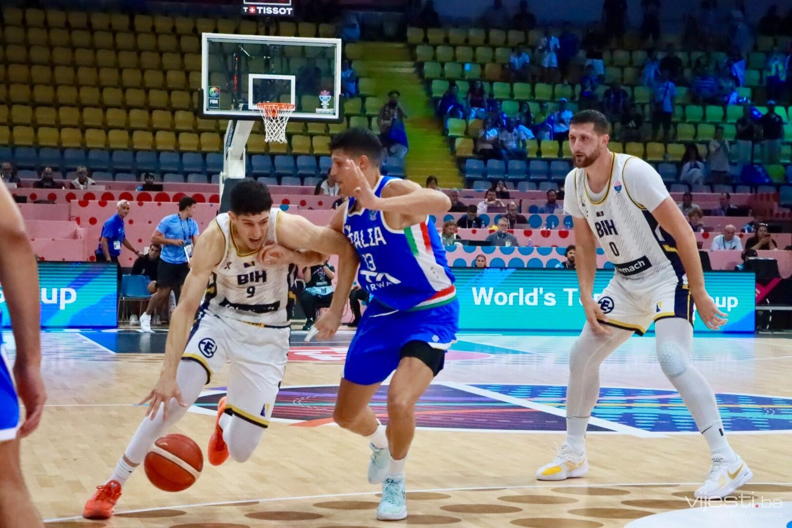 Uživo / BiH - Italija: 77:87 Ponovo smo igri, potrebna je odbrana sada!