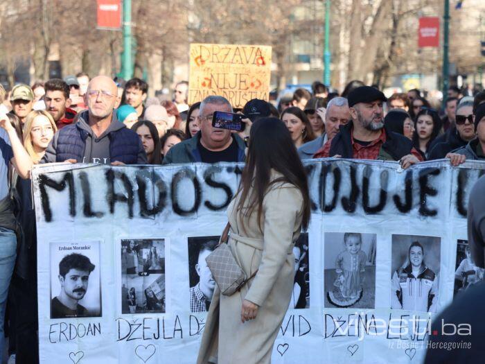 Završen protest u Sarajevu, novi zakazan za 6. mart