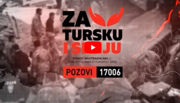 Uživo na BHRT-u: Teleton za Tursku i Siriju