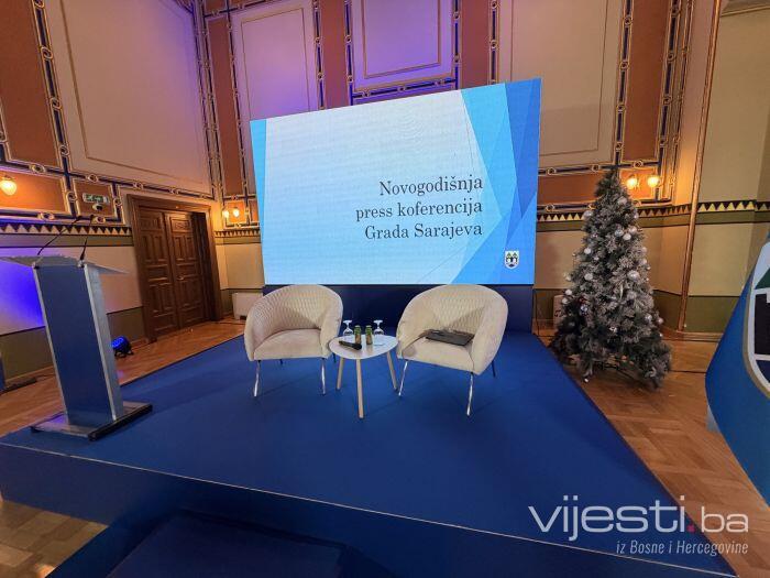 Uživo: Novogodišnji press gradonačelnika Sarajeva