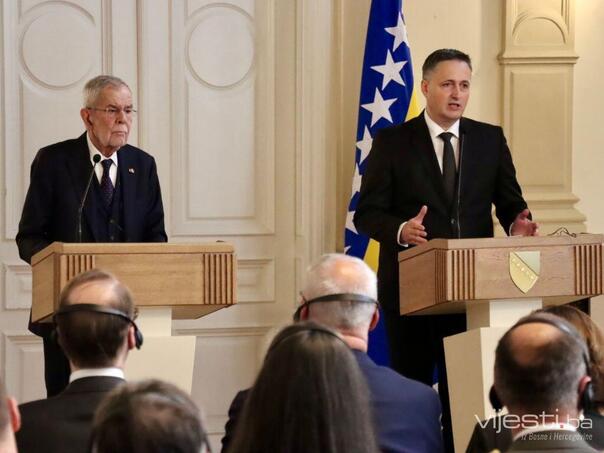 Video: Obraćanje predsjednika Austrije i članova Predsjedništva BiH