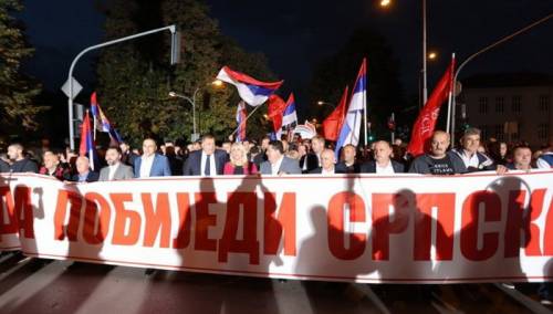 UŽIVO / Dodik na mitingu: Ne vratite li Ustav BiH, otićemo!