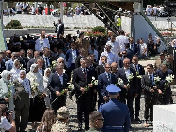 Uživo: Polaganje cvijeća i dženaza žrtava genocida u Srebrenici