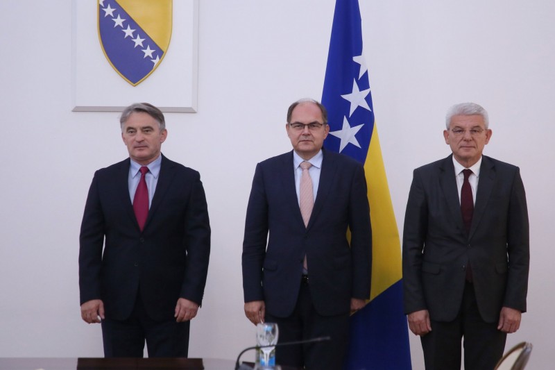 UŽIVO: Pratite izjave za medije, Schmidt u Predsjedništvu BiH