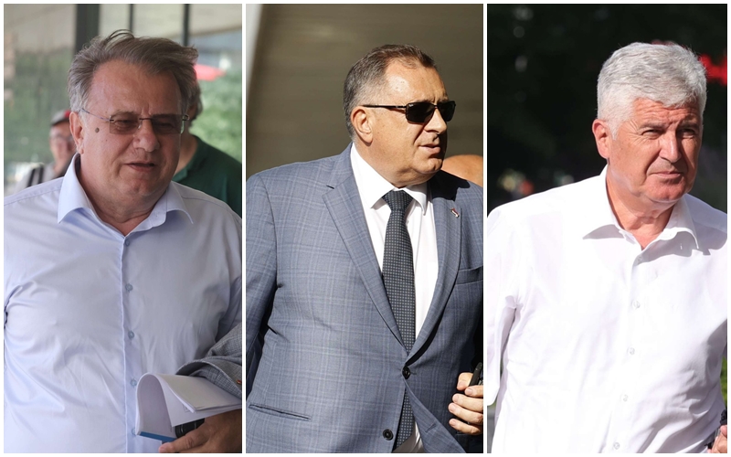 Video: Obraćanje lidera Trojke, HDZ-a i SNSD-a