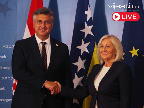 Video: Press Borjane Krišto i premijera RH Andreja Plenkovića