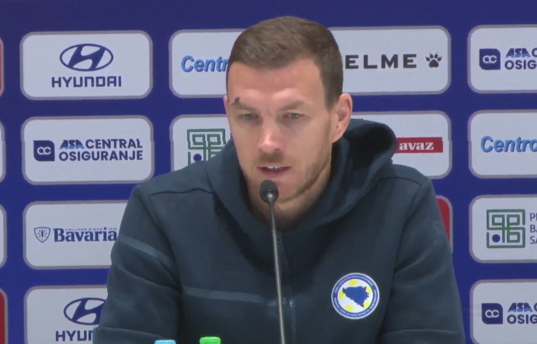 Video: Press konferencija FSBiH, obraćanje Miloševića i Džeke