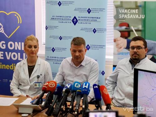 Video: Press konferencija o širenju zaraze Sarajevom