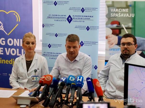 Video: Press konferencija o širenju zaraze Sarajevom